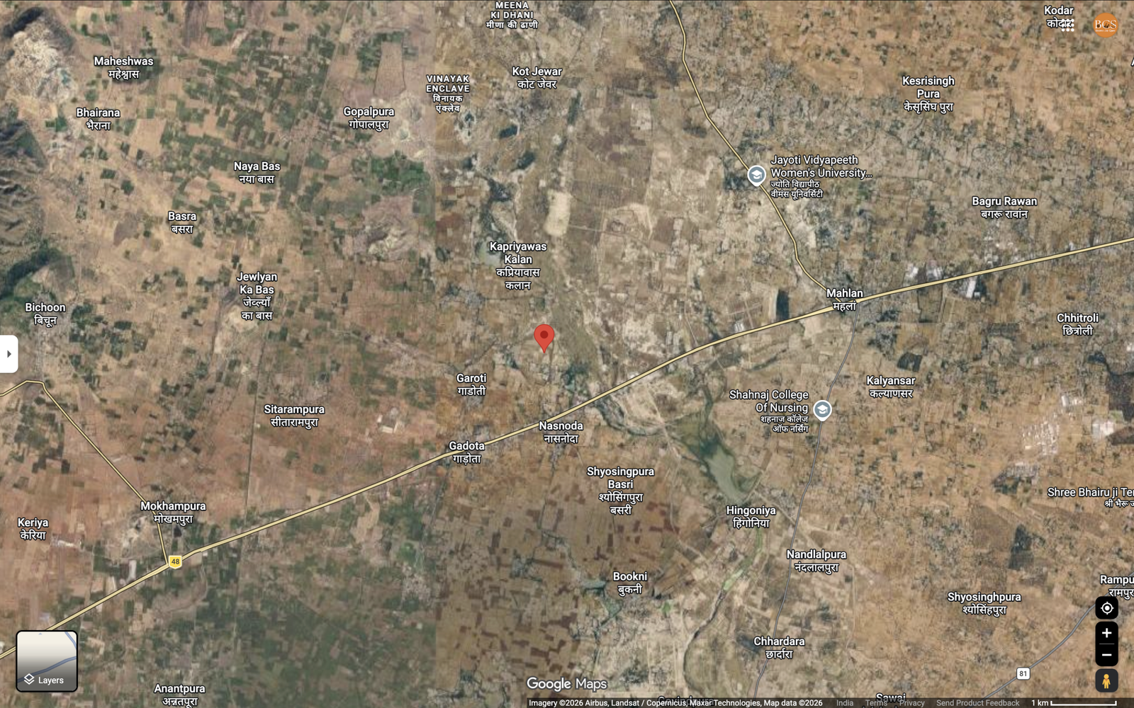 Main Ajmer Road Agricultural Land
